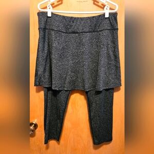 Gray Skirted Leggings